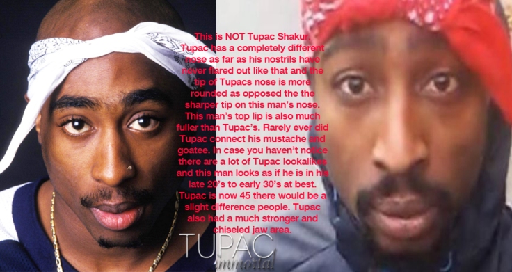 Tupac Selfie-Is Not Tupac